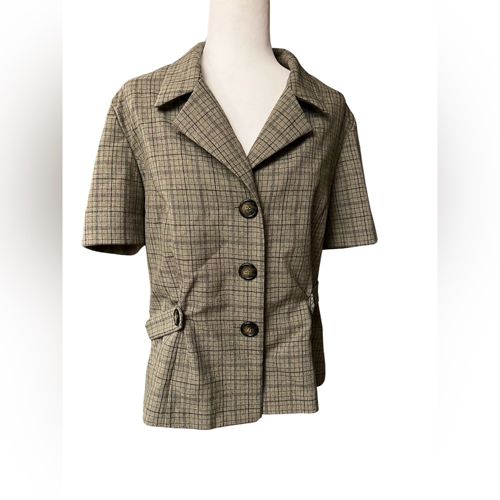 PERCEPTIONS EUC short sleeve blazer, vintage
